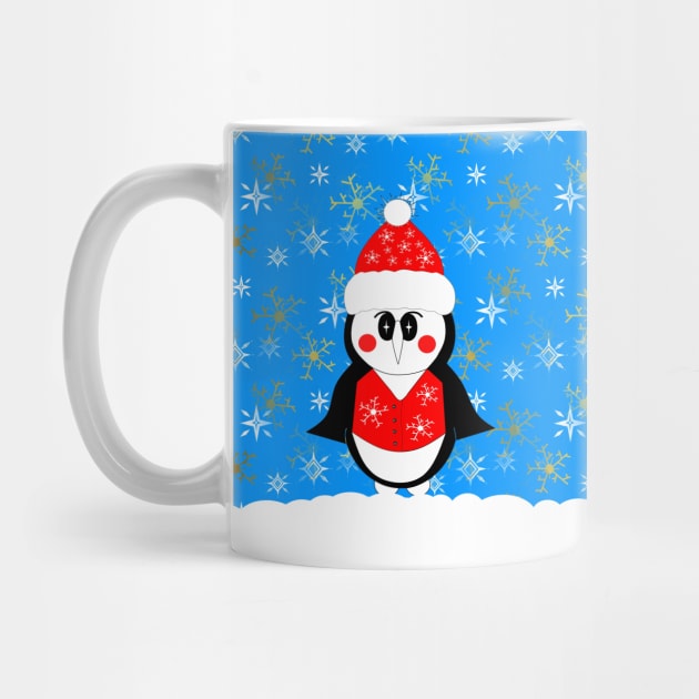 CHRISTMAS Penguin Winter Wonderland by SartorisArt1